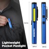 WORKPRO Rechargeable Flashlight, LED Pen Light with 365 nm UV