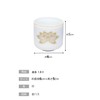 white kami gold lotus size 6 teacup