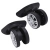 Haofy 1 Pair Luggage Swivel Wheels Suitcase Swivel Wheels Replacement
