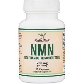 Capsules Nicotinamide Mononucleotide Supplement NAD Plus Support Cellular Energy Healthy Aging 60 Count   125mg