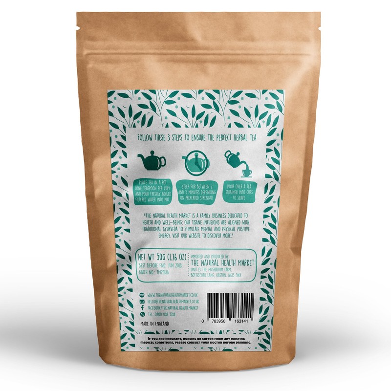 Peppermint Tea Loose Leaf By The Natural Health Market (50g)