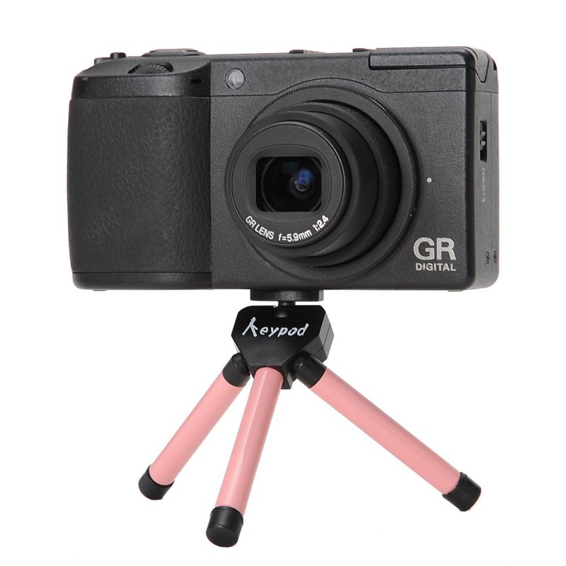 エツミ ETSUMI ミニ三脚 キーポッドwithスマホアダプター ピンク E-2118