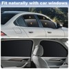 KOCZIL Car Window Shades - 4 Pack Magnetic Car Window
