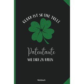 Geschenk für die Beste Patentante: A5 Notizbuch als Geschenk für eine Patentante - A5 /punktiert - | Patentante Geschenke zum Geburtstag|Geburtstagsgeschenk Kollegin