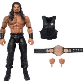Mattel WWE Elite Action Figure & Accessories, Greatest Hits 2025, 6-inch Collectible Roman Reigns with 25 Articulation Points & Swappable Hands