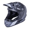 Kali Protectives Zoka Full-Face Helmet- Kids' Stripe Matte Black/Grey, L