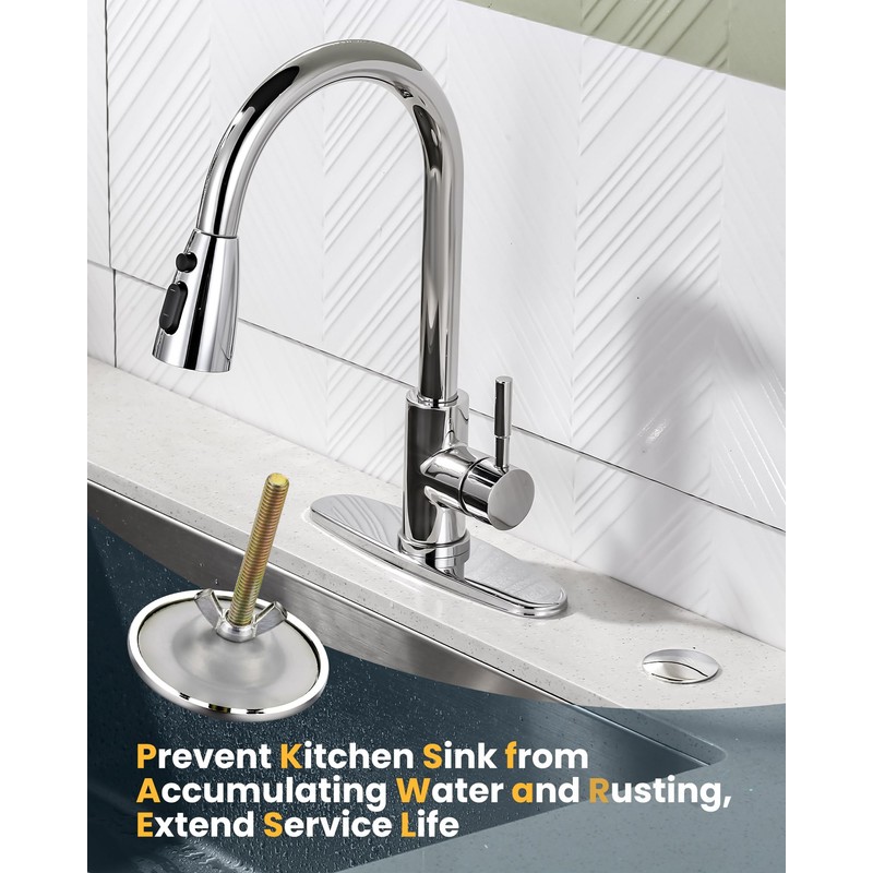 Kitchen Sink Hole Cover, Faucet Hole Cover for Kitchen Sink,