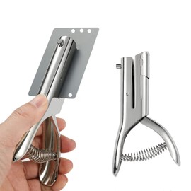 8MM Hole Punch,Single Hole Punch,Heavy Duty Hole Puncher Single,Paper Punch Portable Hand Held Long Hole Punch for Paper Cards Plastic Cardboard (5/16''-8MM HOLE)