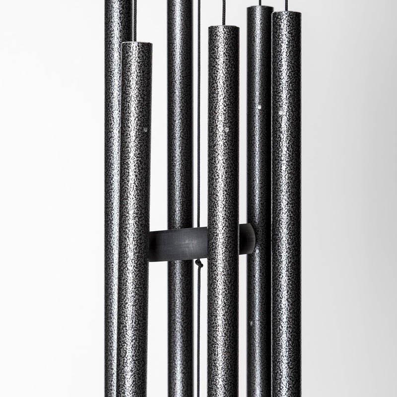 Corinthian Bells 27-inch Windchime, Silver Vein