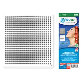 AC Filter - Air Conditioner Replacement Filters - RV Air Cleaner - Camper Accessories for Travel Trailers - Easy to Install Vent Filter -16 x 16 x 0.75 (2 Filters for AC 1616G)