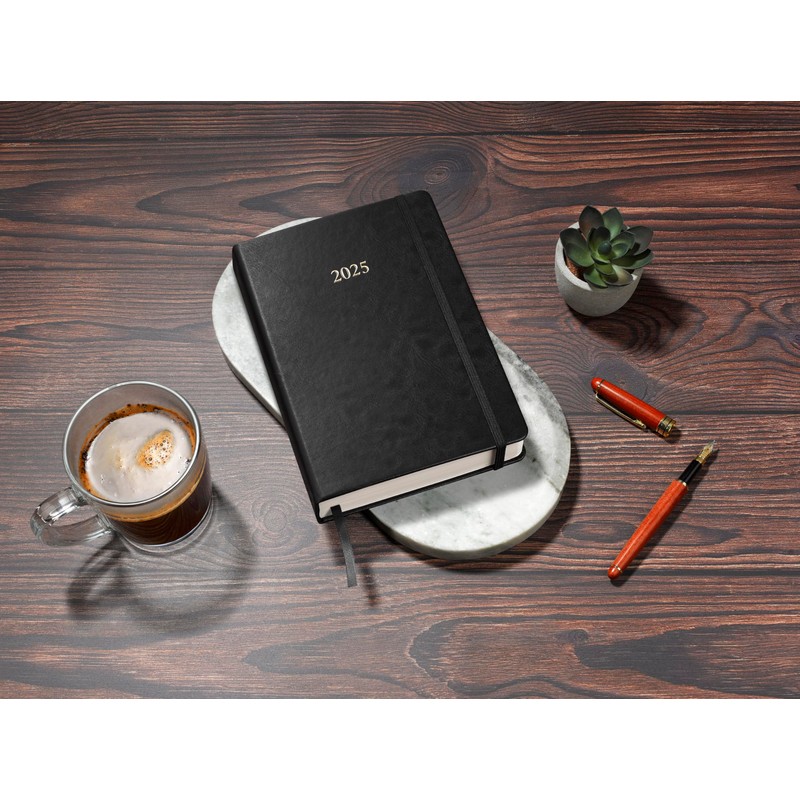 Wykeham's Wykeham's Executive 2025 Daily Journal Planner C Customization Available