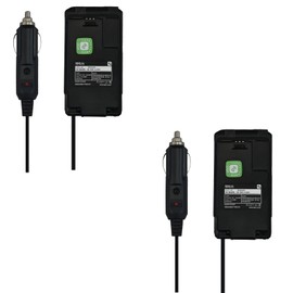 2 Pack QUANSHENG UV-K5 Radio Battery Eliminator 12V Car Charger Cable for UV-5R Plus Ham Radio Long Range UV-K6 Walkie Talkie Accessories