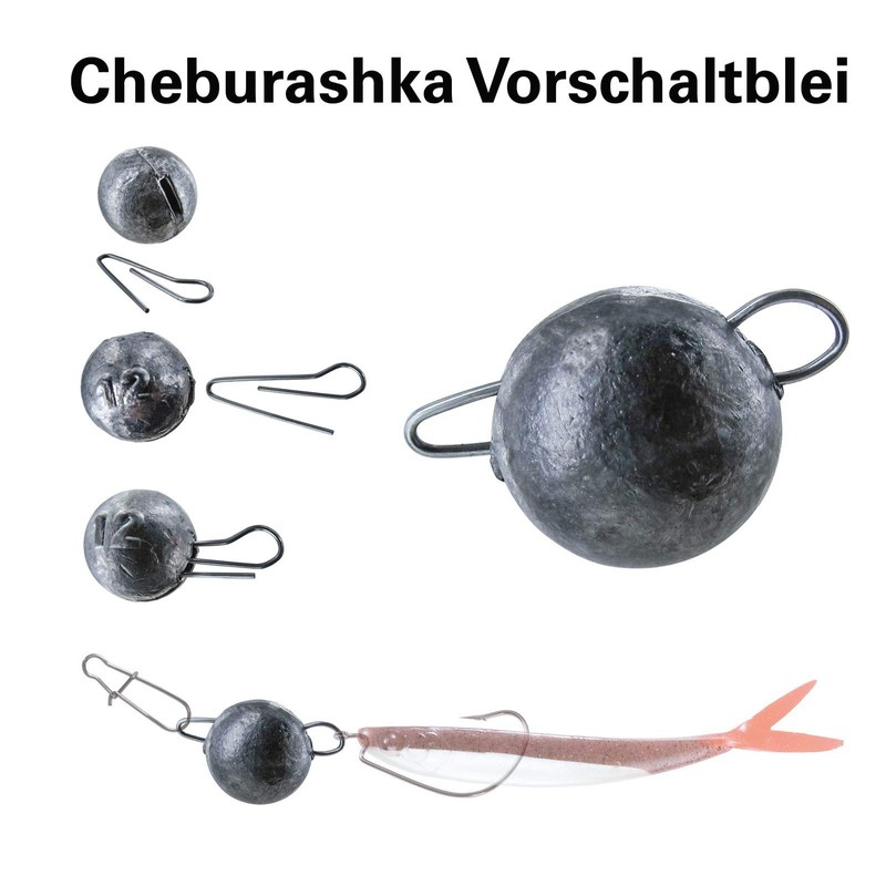 Jenzi Cheburashka lead-head system attachable lead, 4g 5 pieces