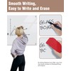 Mifuro Magnetic Glass Whiteboard，36"x24" Wall Mounted Frameless Dry Erase Board