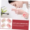 Baluue 2 Pairs Plush Absorbent Face Washing Wristbands for Skincare