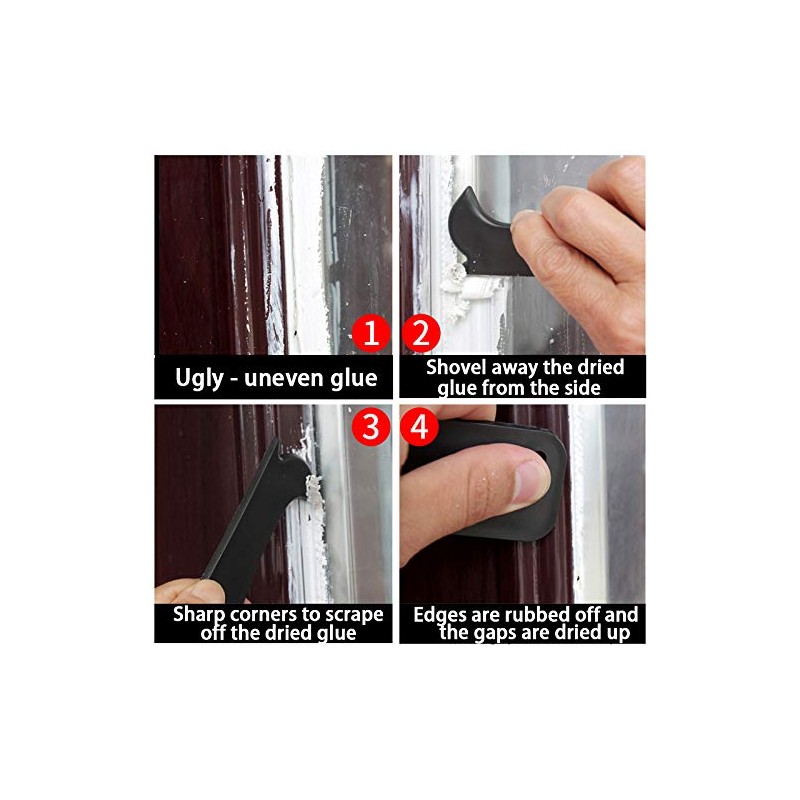 King&Charles Silicone Caulking Tool Kit, 3 in 1 Caulk Remover