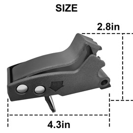 1set Clips with Miter Saw Mounting Brackets N087371 use for Dewalt's DW7231, DWX723, DWX724, and DWX725 DWX725B Miter Saw Mounting Brackets