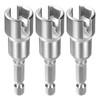 HARFINGTON 3pcs H12 Wing Nut Driver 12mm Metric 6-Point Socket