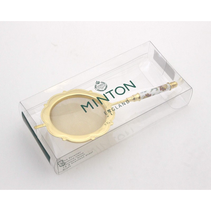 Castle Enterprise MINTON Haddon Hall Tea Strainer, Made in Japan,