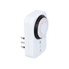 LEOFLA Adjustable timer 24 hours with programmable analogue socket timed