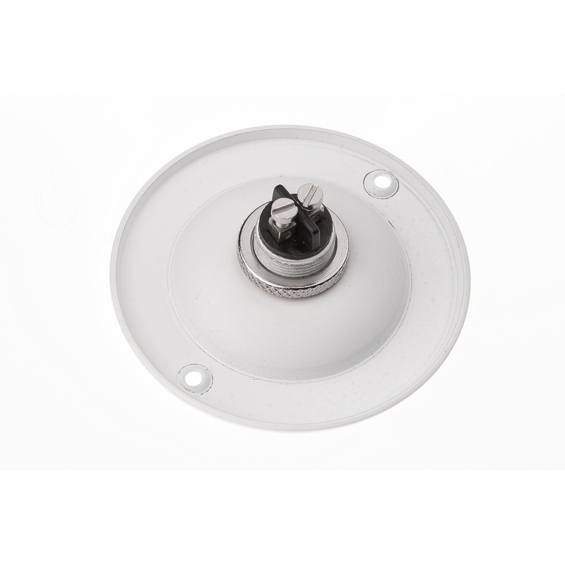 HUBER Flush-Mounted Bell Push 1-Way Brass Round Door Bell Push