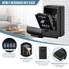 HUANLANG Key Lock Box Wall Mount,Outdoor Combination Lock Box with