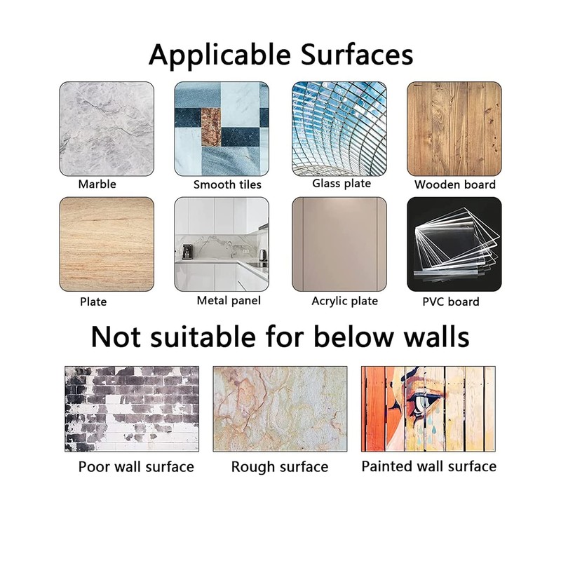 Curtain Rod Bracket No Drilling 8pcs, Self Adhesive Curtain Rod