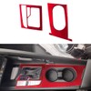 ruihe Car Gear Shift Knob Console Panel Trims Cup Holder