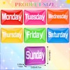 7 Pcs Days of The Week Magnets Magnetic Week Labels
