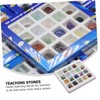 CIYODO Educational Ore Specimens Kit 20 Types Natural Crystal Ores