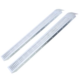 ESPIDOO 66" Steel Loading Ramps 960lbs Capacity: Heavy Duty Motorcycle & ATV Ramps with Anti-Slip Tread - Pack of 2 for Trucks Trailers & Sheds - Lawn Mower Snowblower Quad Dirt Bike Ramp