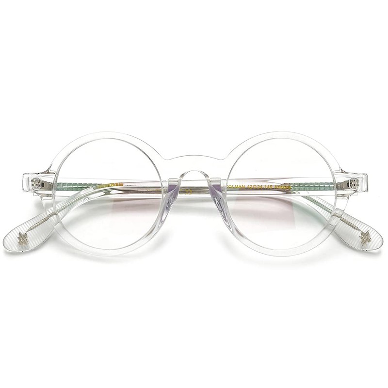 HEPIDEM Acetate Men Vintage Round Optical Glasses Frame Zolman Big
