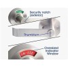 Mutex Extra Large Bathroom Privacy Lever Lock with Indicator Right-hand