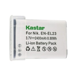 Kastar 3-Pack Battery Compatible with Nikon EN-EL23 EL23 Battery, MH-67 MH-67P Charger, Nikon Coolpix B700, Coolpix P600, Coolpix P610, Coolpix P610s, Coolpix P900, Coolpix P900s, Coolpix S810c Camera