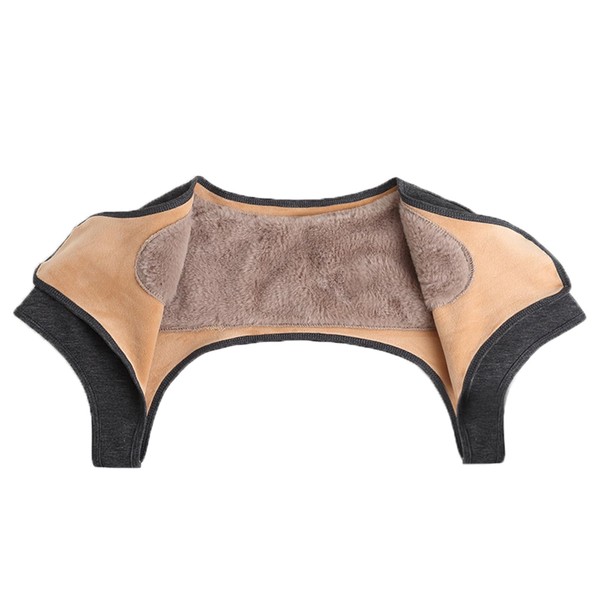 Elderly Men Wome Fleece Lining Shoulder Warmer Winter Coldproof Wearable