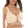 Front Closure Racerback Bras for Women Plus Size Full Coverage