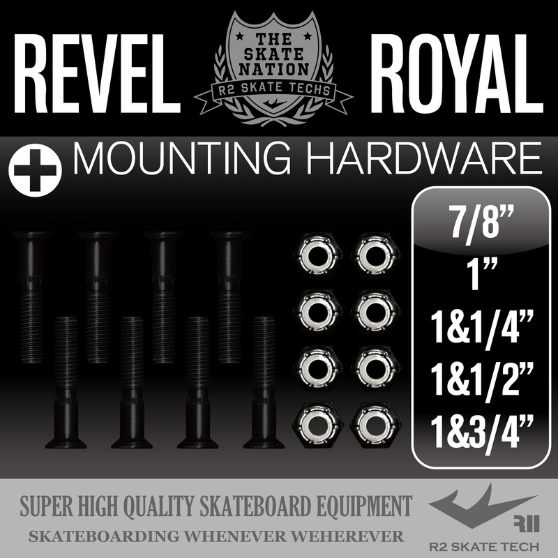 OMG! 7/8" 0.875" 22mm Skateboard Skateboard Deck & Truck Plus