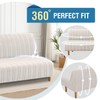 H.VERSAILTEX Stretch Futon Slipcover Armless Sofa Cover Furniture Protector Without