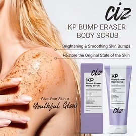 CIZ KP Bump Eraser Body Scrub, Exfoliating Body Scrub for Women Strawberry Legs 2026