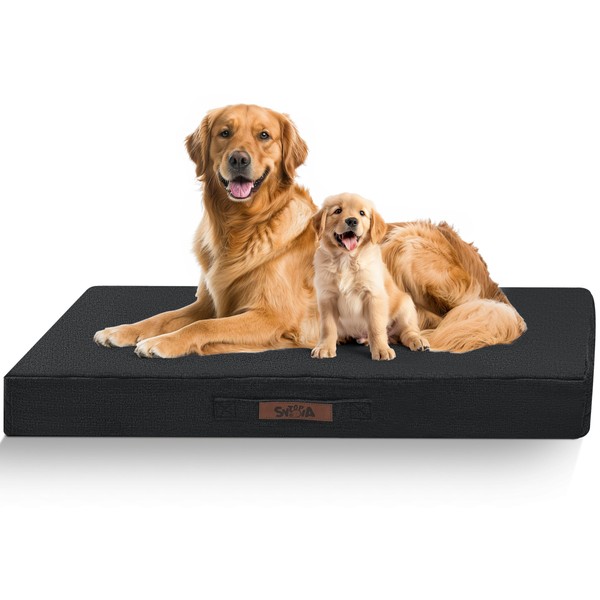 Sytopia 42" Chew-Proof Dog Bed, XL, Outdoor Waterproof Pet Bed