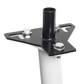 LINGMAI Universal Saddle Extension for FDX 2.0 and 3.0 Models - Adjustable Exercise Bike Seat Adapter - Solid Steel Welded Construction (B-Small Exercise Bicycle Seat Adapter)