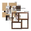 SZYUU 4x6 Collage Picture Frame,4 Photo Frame with Real Glass,Family