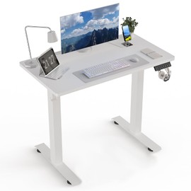 ExaDesk 35 * 20 Electric Standing Desk, Adjustable Height Sit Stand Up Desk, Motorized Home Office Computer Gaming Workstation Desk