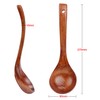 TsunNee Wooden Soup Ladle, Natural Wood Soup Spoon, Porridge Spoon,