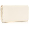 Lanvin on Blue Melanie Key Case with Key Ring, white