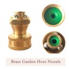 FUATY Heavy Duty Brass Hose Nozzle, 3PCS Adjustable Twist Pressure