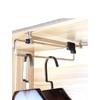 Autuwintor Pull-Out Closet Garment Valet Rod 10-Inches with Screws Telescopic