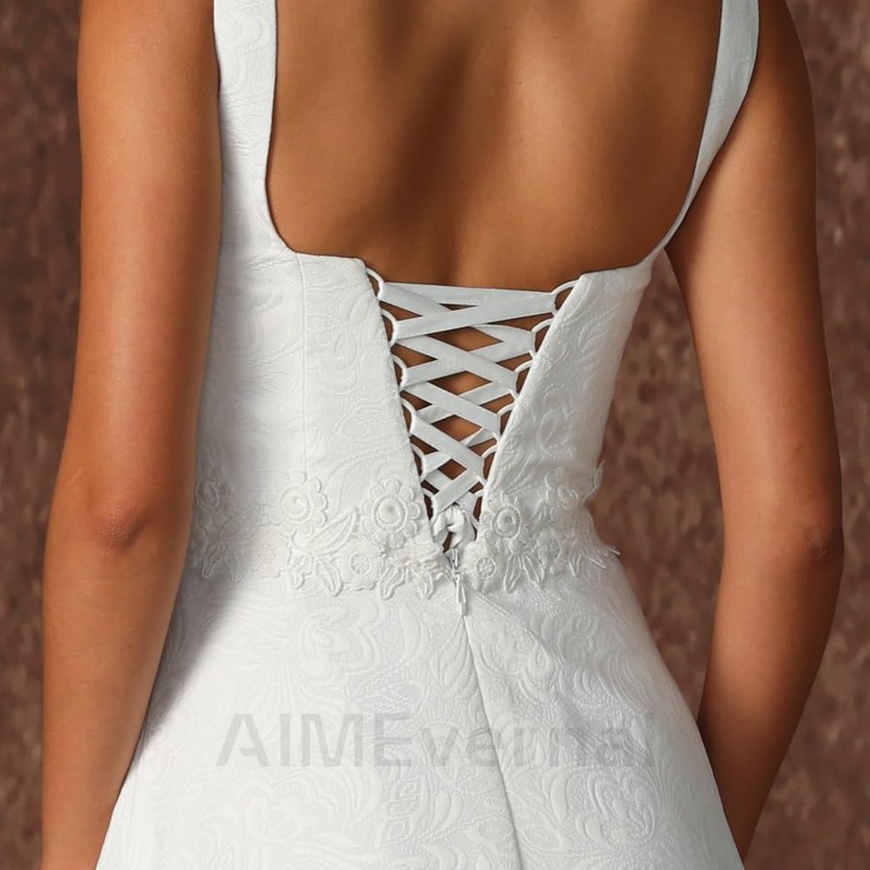 Woman Wedding Dresses Suitable for Chest Size:37.01'' Waist Size:31.5'',Floor Length