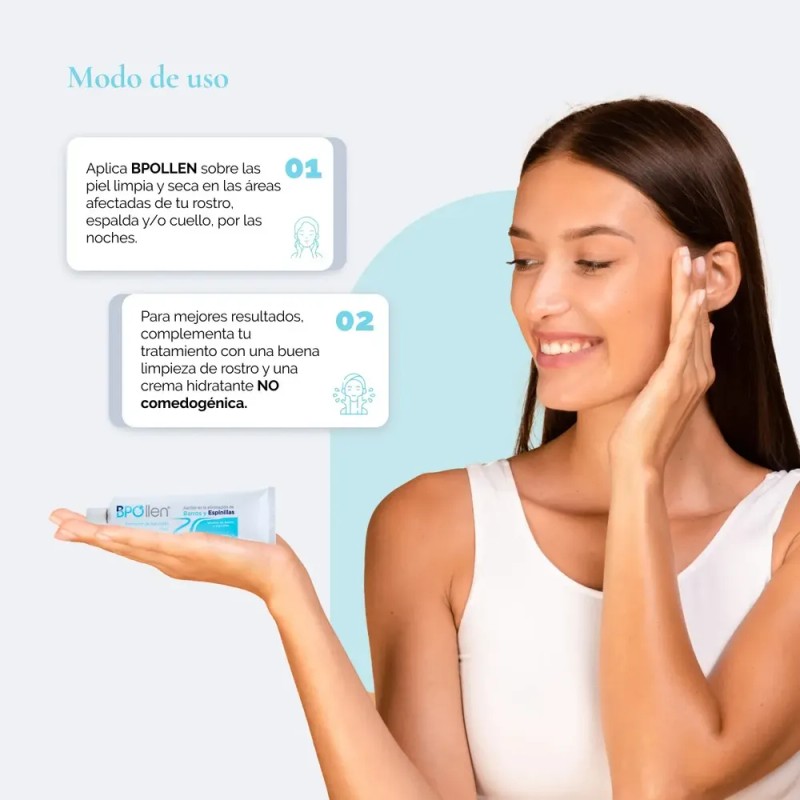 Gel Peróxido De Benzoilo Contra Barros Espinillas Bpollen