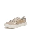 Blowfish Malibu Youth Girls Amaze-B-K Sneaker Gold Glitter/Faux Leather 4